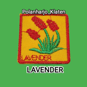Tanda Regu Pramuka Putri Lavender / Tanda Regu Pramuka Lavender / Tanda Regu Lavender