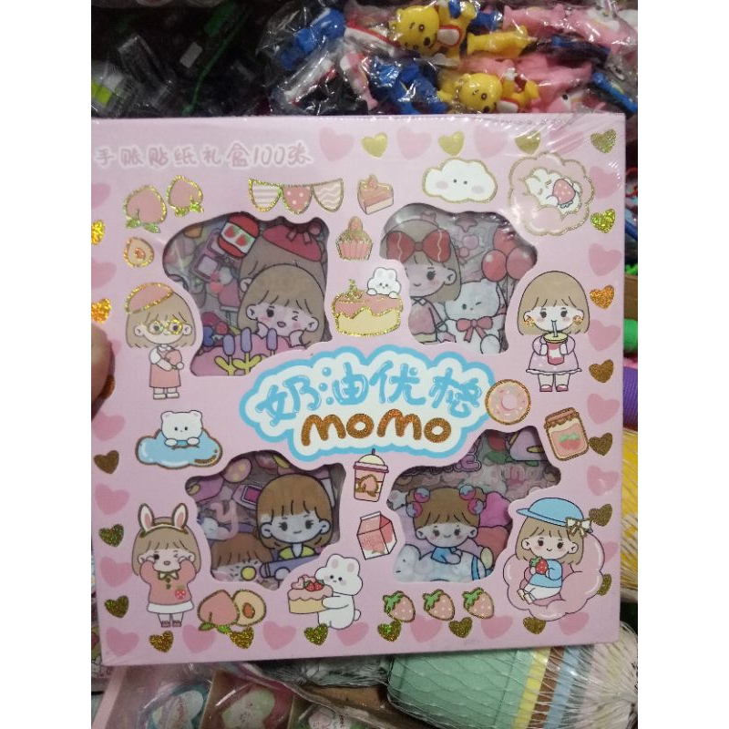 

Stiker Momo 100 lembar 2D