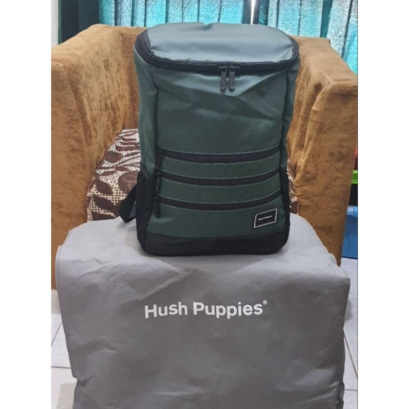 Tas Ransel Pria Hijau Hush Puppies