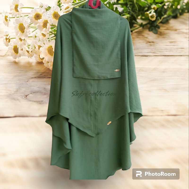 Khimar hijab/Khimar hijab crinkle airflow