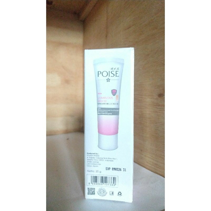 Poise Luminous White Brightening Cream