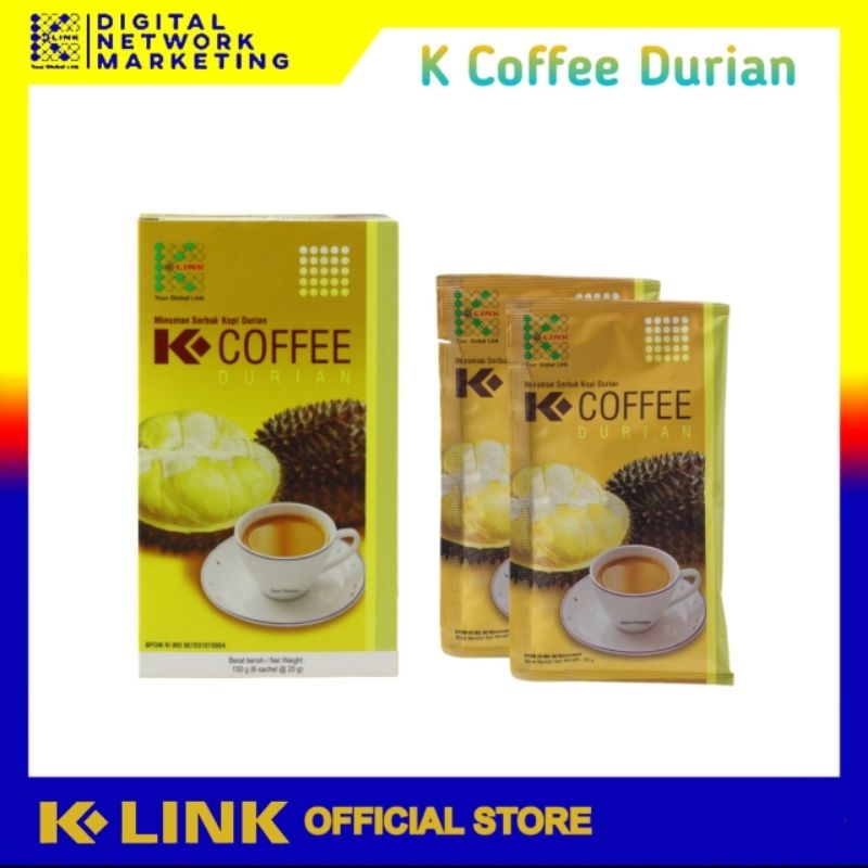 

K-Coffee Durian Original Kopi Dengan Ekstrak Durian Original K-link