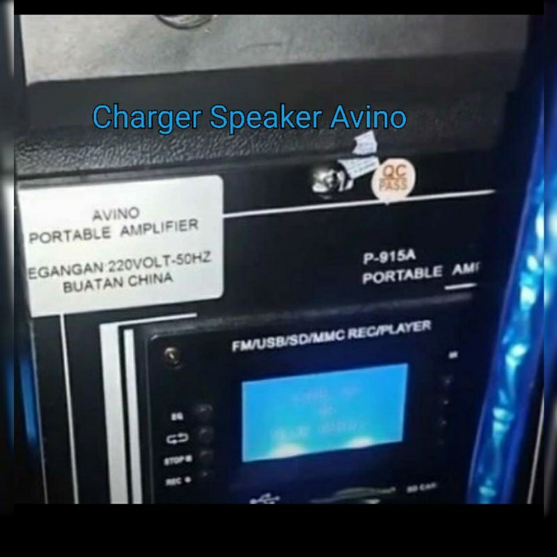 Adaptor Charger Speaker Sound system AVINO P915A