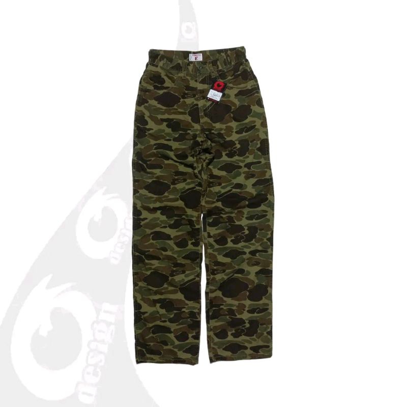 celana panjang camo fiorucci italy safety jeans