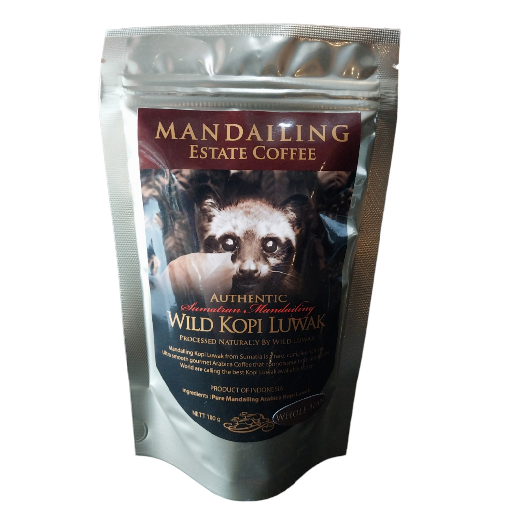 

Wild Kopi Luwak Pure 100gr Whole Bean