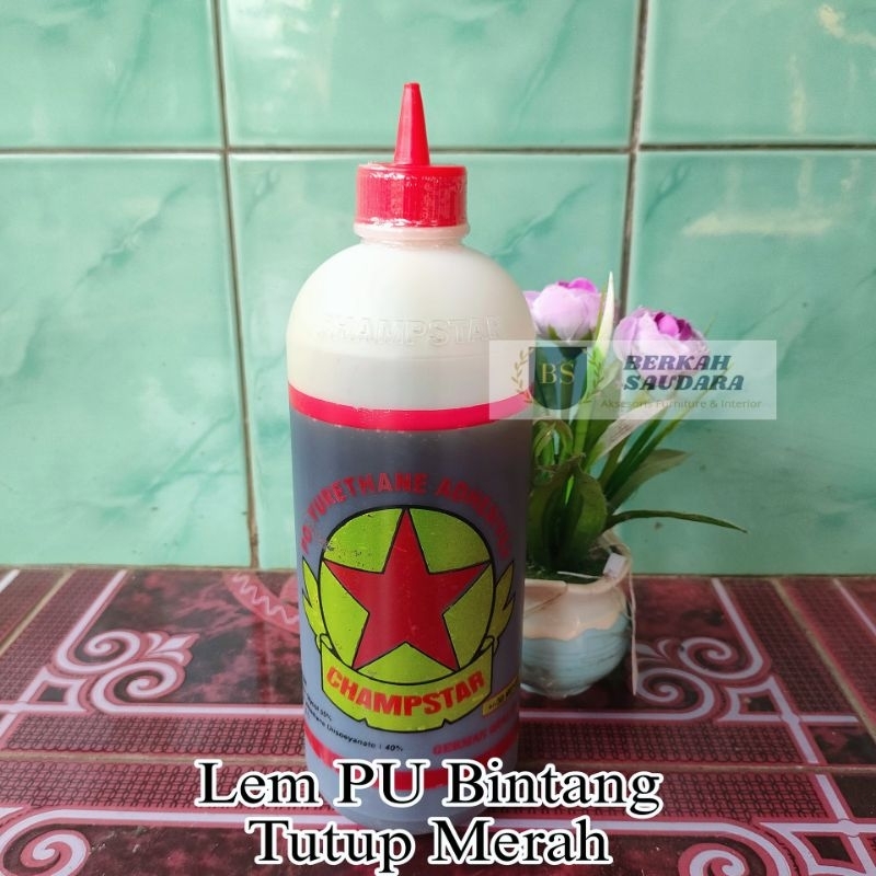 

Kts - Lem Pu Bintang champstar tutup merah / lem