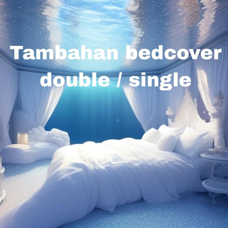 becover + sprei /FREE KARET ANTIGESER/ sprei shabbychic polos abu pink