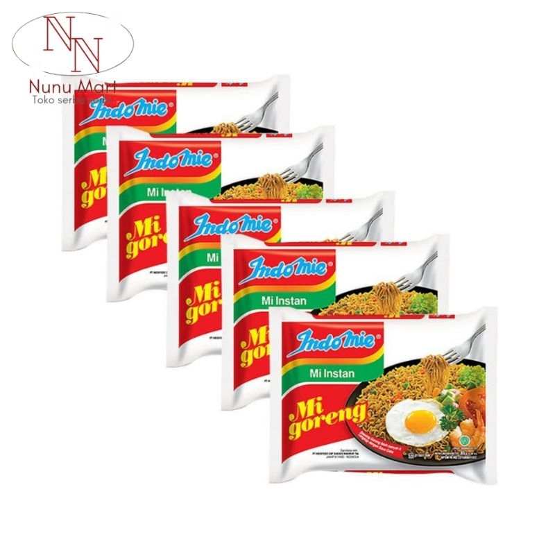 

Mie Goreng Indomie 85gr x 5 dan x9