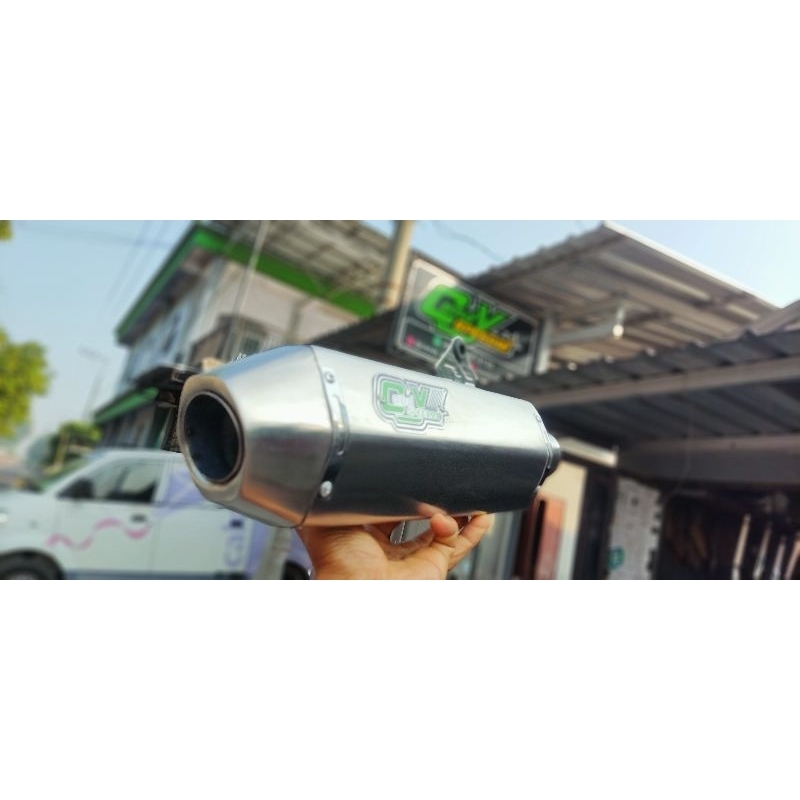 Silinser knalpot Candy Speed 99 Kapsul segi 6 full stenlis