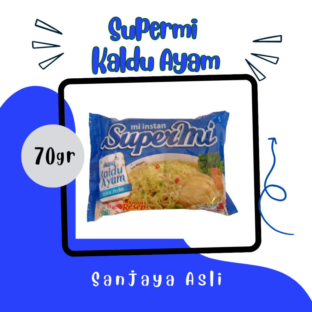 

SUPERMI KALDU AYAM 70gr/MI KUAH INSTAN/SEMBAKO/GROSIR MURAH