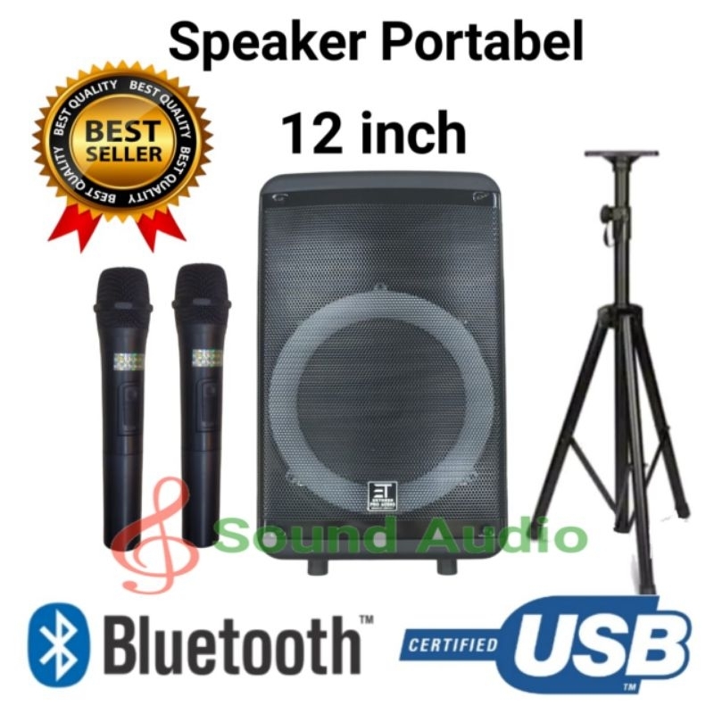 sepeker ertonen 12 inch portable ertonen murah sound system 12 inch barang dijamin ori