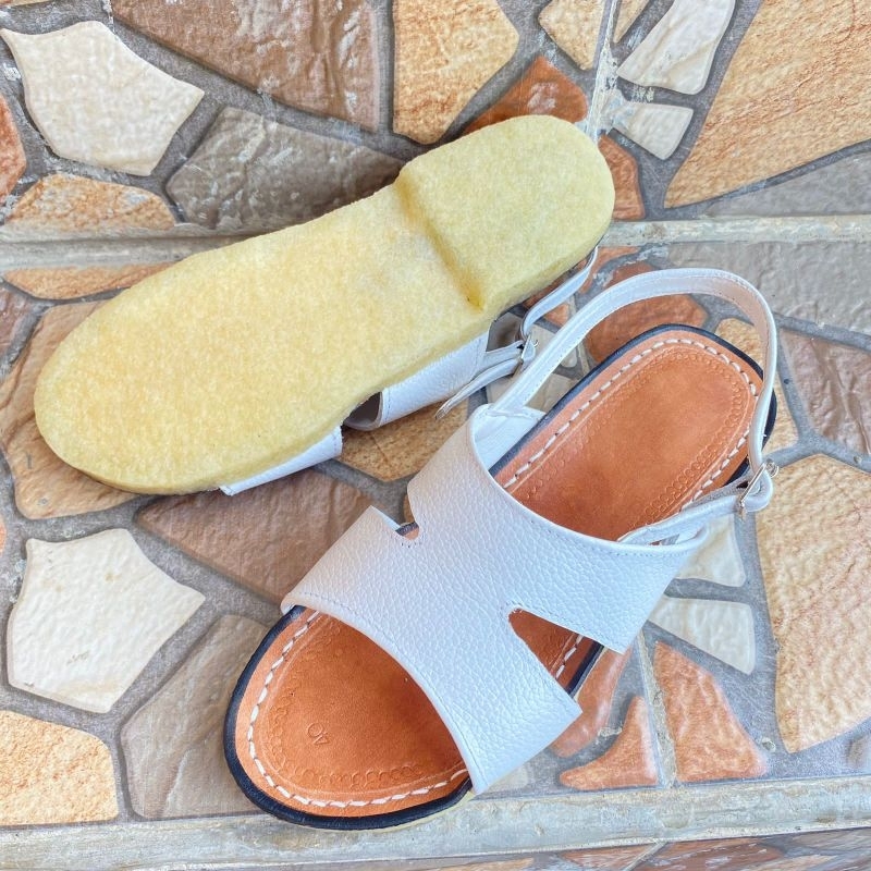 Sandal Wanita Sandal Terumpah Tarumpah Kulit Asli Tersedia BAYAR DITEMPAT