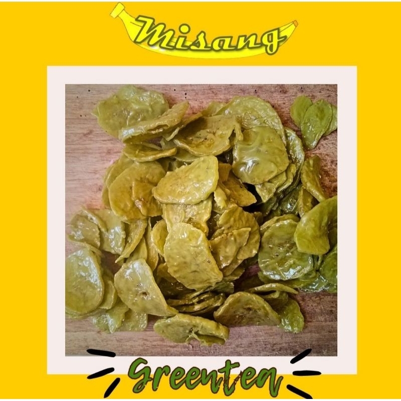 

MISANG BANANA CHIPS GREENTEA | KERIPIK PISANG BERBALUT COKELAT GREENTEA