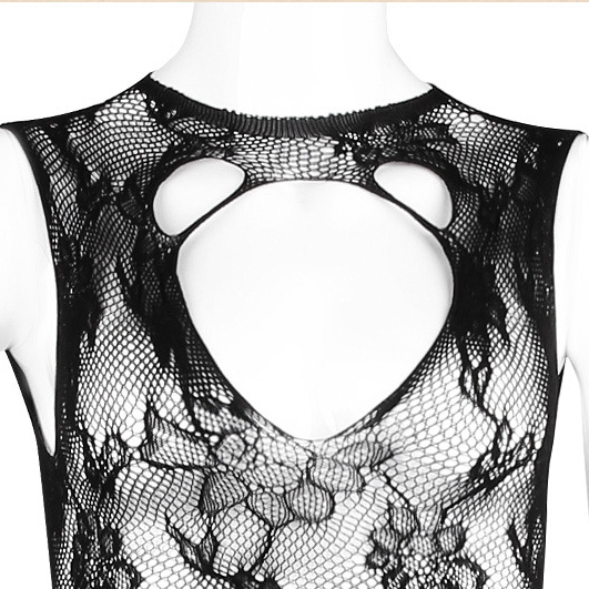 •GUMMY• BT1342 Pakaian Lingerie Sexy Model Renda Motif Bahan Lace Eksotis G String Dress-5