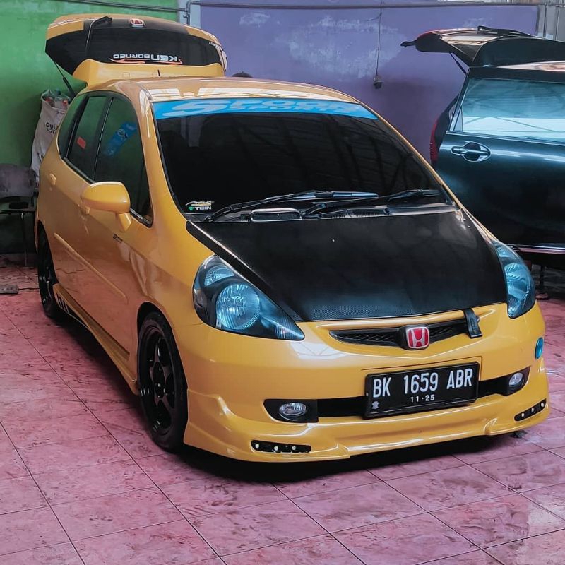 Bodykit Honda Jazz GD3 Add on Depan Boomer