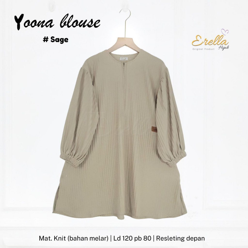 Yoona blouse by Erella Hijab