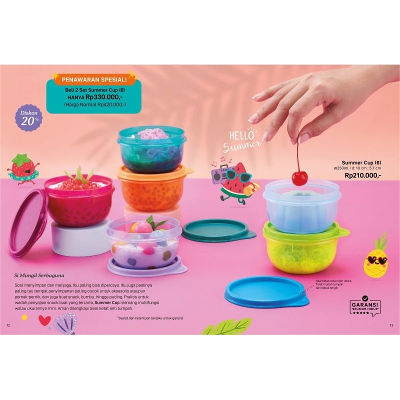 summer cup Tupperware