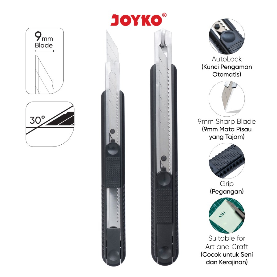 

(1 Biji) GROSIR Cutter Joyko CU-0511 / Cutter Pemotong Joyko CU-0511