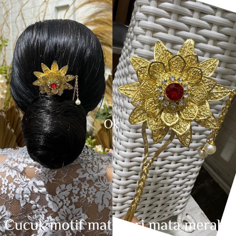 Cucuk rambut wanita bali,  cucuk kondangan,  semanggi kondangan