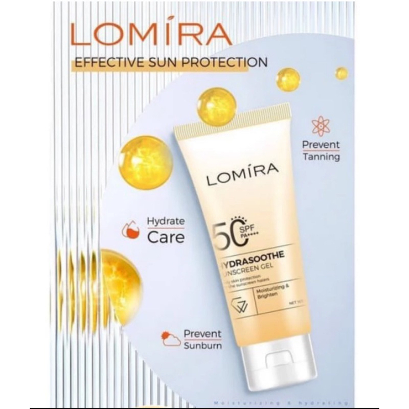 Sunscreen lomira gel spf 50 pa +++