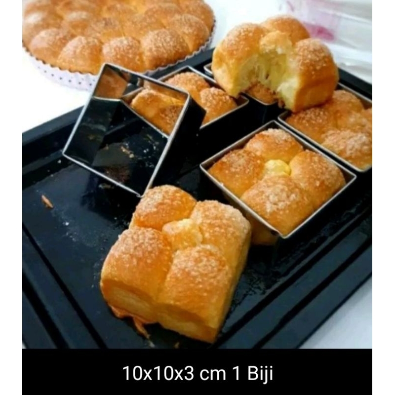 Ring kotak roti persegiempat