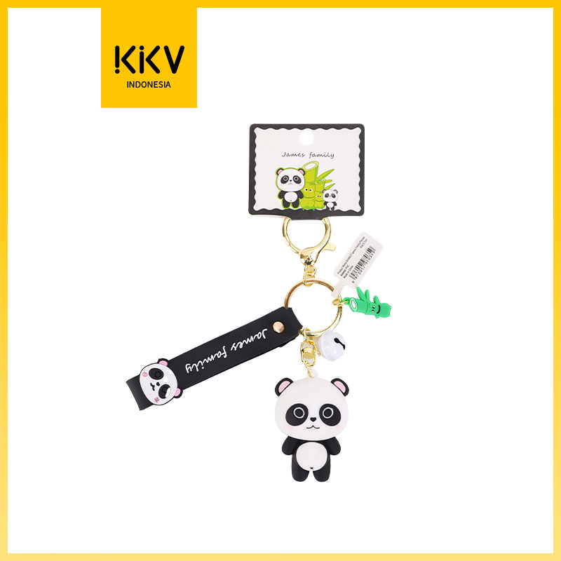 KKV-BAIMAO·James Family/Panda/Kitty Keychain Gantungan Kunci Motor / Mobil  Gantungan Kunci