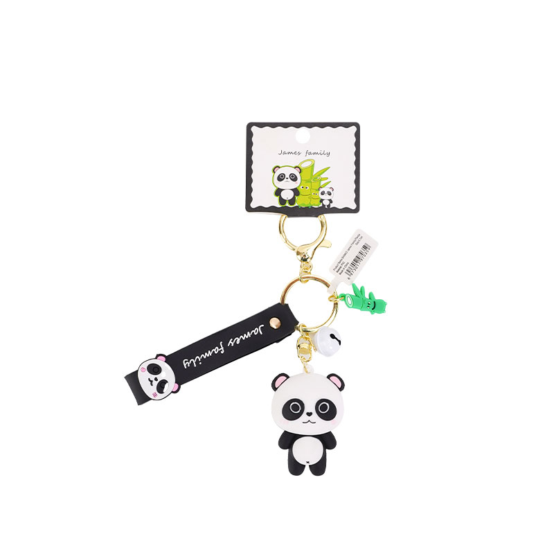 KKV-BAIMAO·James Family/Panda/Kitty Keychain Gantungan Kunci Motor / Mobil  Gantungan Kunci