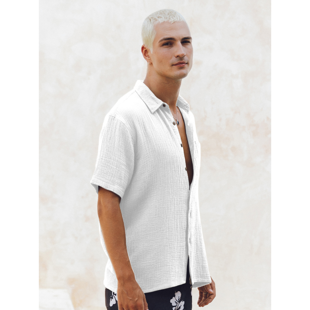 BLOOD + BONE - Krooked Shirt - White