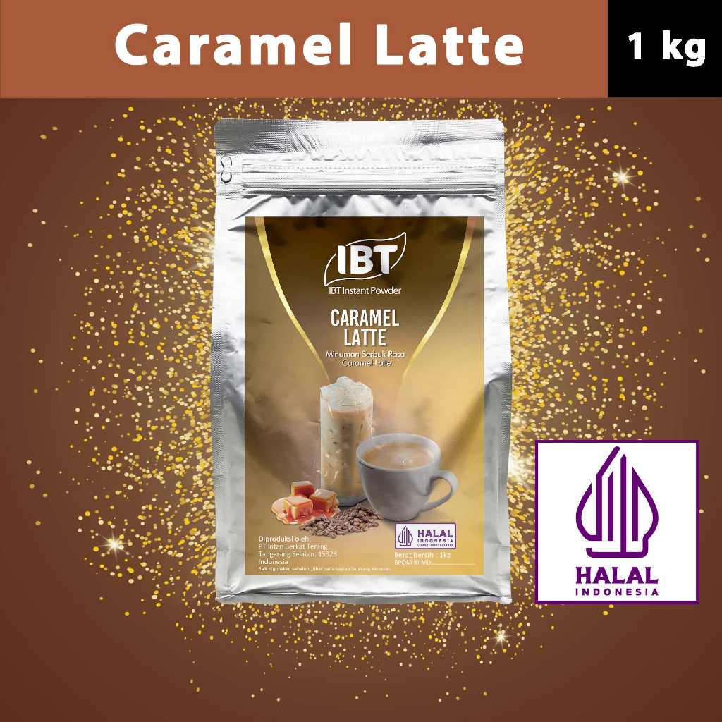 

Bahan Minuman Bubuk Rasa Caramel Latte Serbuk Instant IBT Drink Powder