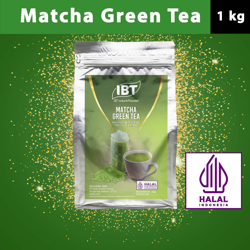 

Bahan Minuman Bubuk Rasa Matcha Green Tea Serbuk Instant IBT Drink Powder