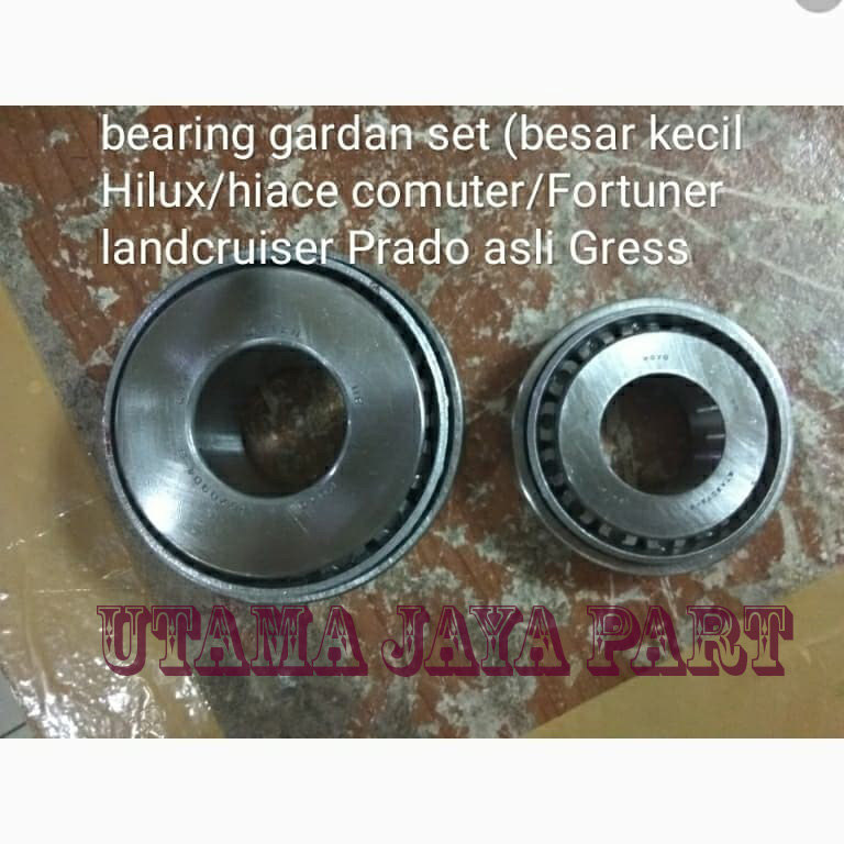 bearing gardan set landcruser prado hiace comuter fortuner