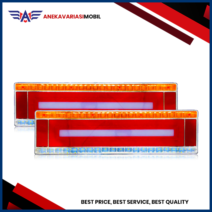 Stoplamp Lampu Belakang Truk 24 Volt Merah 48 cm Lampu Variasi Truk