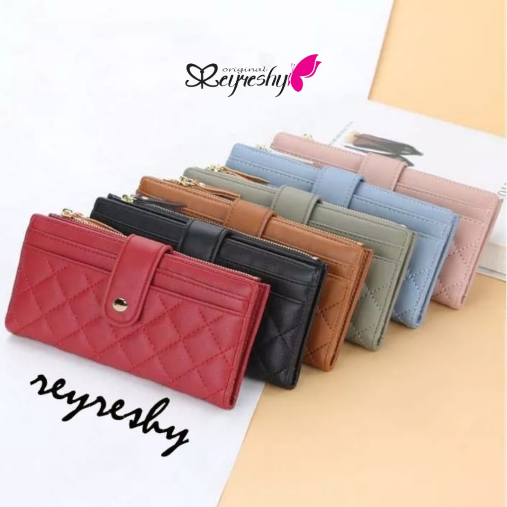 RR DEWI PERSIK - Dompet Pintar Disiplin Keuangan Bulanan Organizer Dompet Lipat Wanita Ada Tempat HP