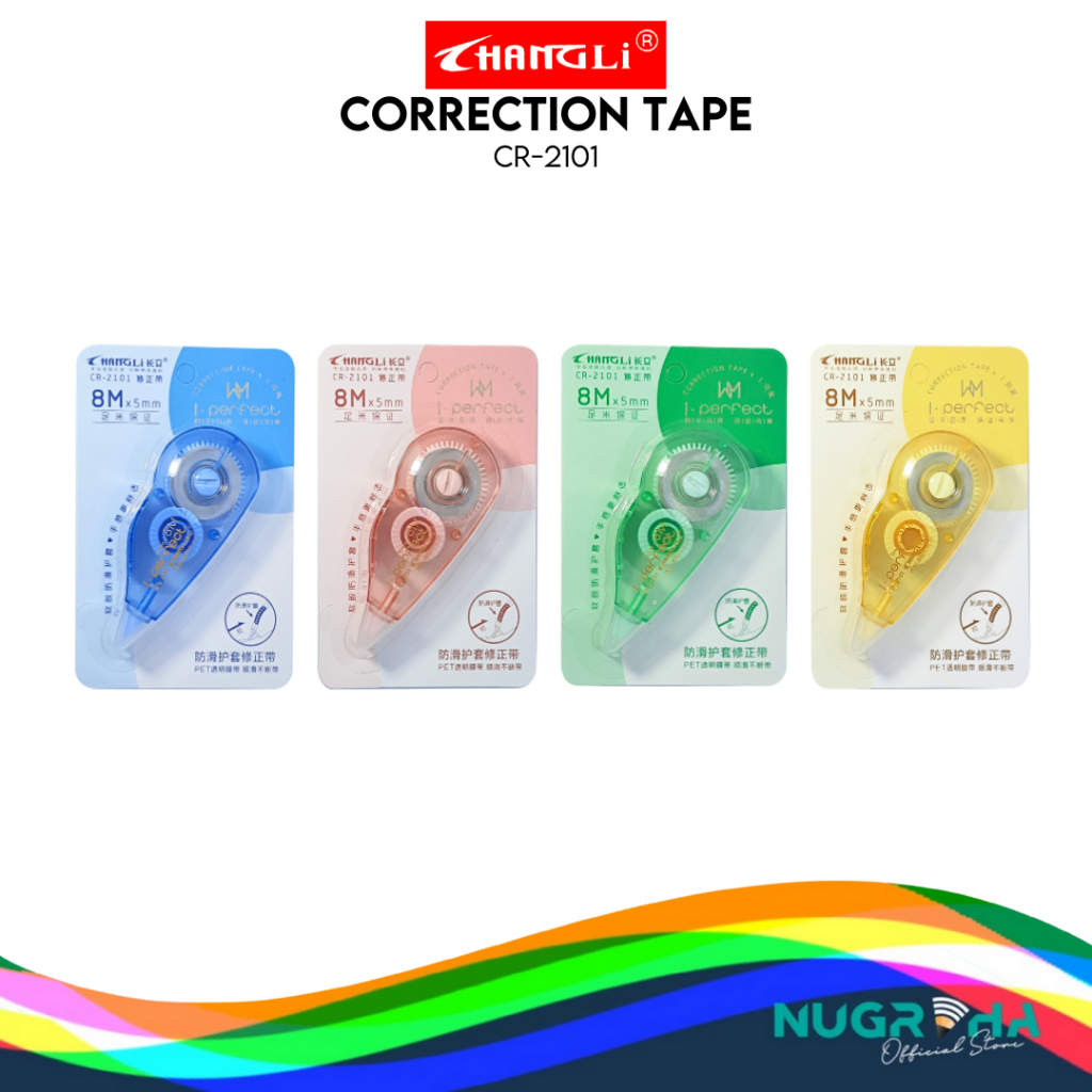 

Correction Tape Pita Koreksi CP Tape Tipex Kertas Changli CR-2101