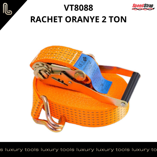 SpeedStrap Rachet Tie Down 2 Ton x 2 inch x 8/10/12/15 Meter Cargo Lashing Belt Tali Krek Sound