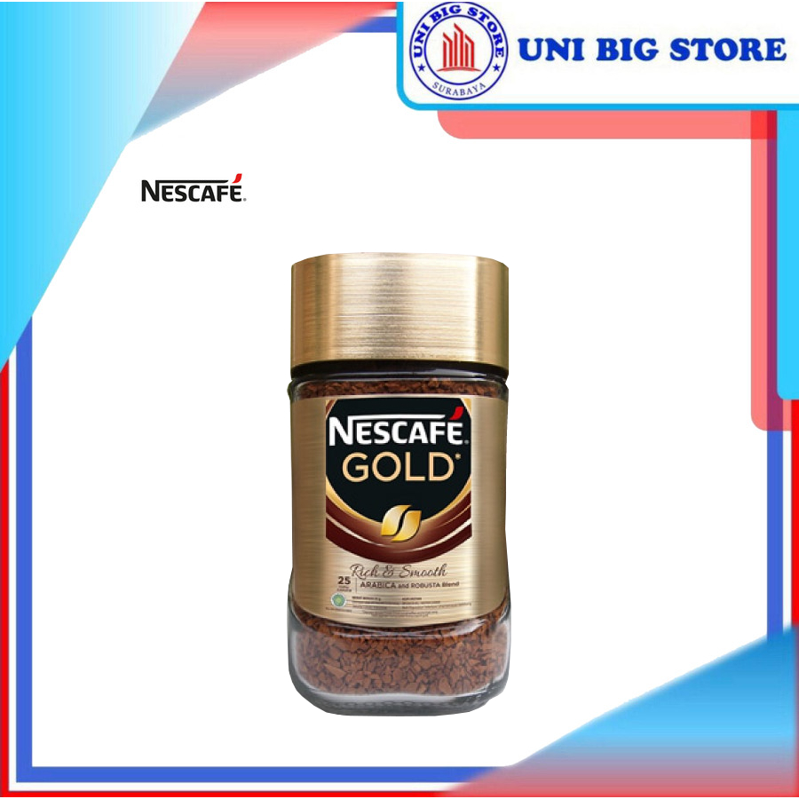 Necafe GOLD Arabica Robusta Blend Coffee 50 gr Jar Kopi Instan