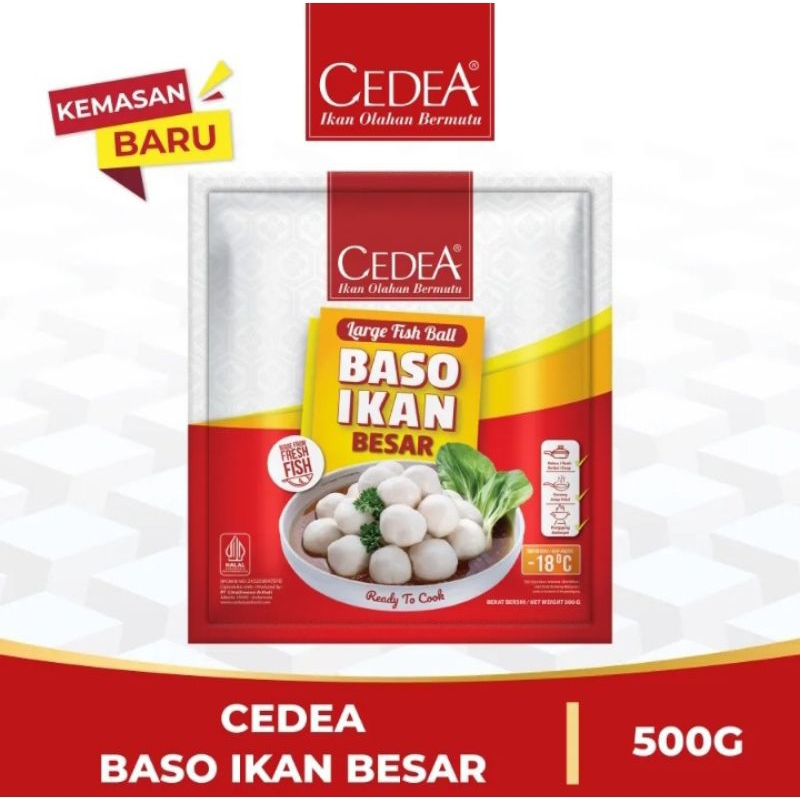 

Baso Ikan Cedea Fish Ball 500gr