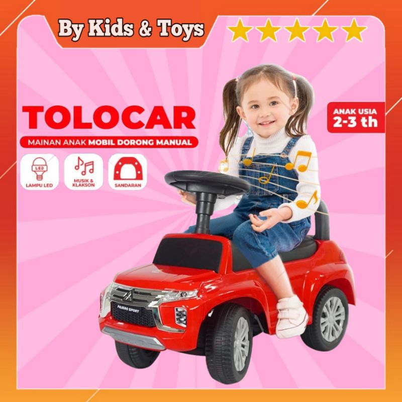 Mainan Mobil Dorong Anak Murah Mitsubishi Pajero Sport K603 - PMB TOYS