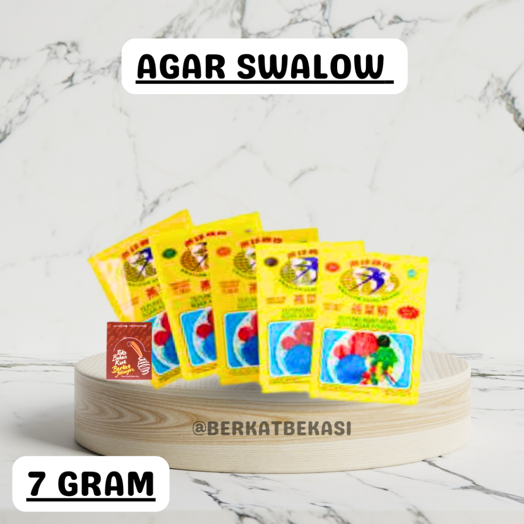 

AGAR AGAR SWALLOW GLOBE 7 GR / ANEKA RASA