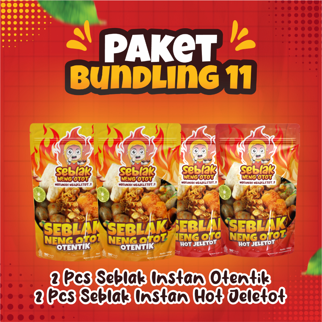 

Hemat Paket Bundling 11 Neng Otot Snack