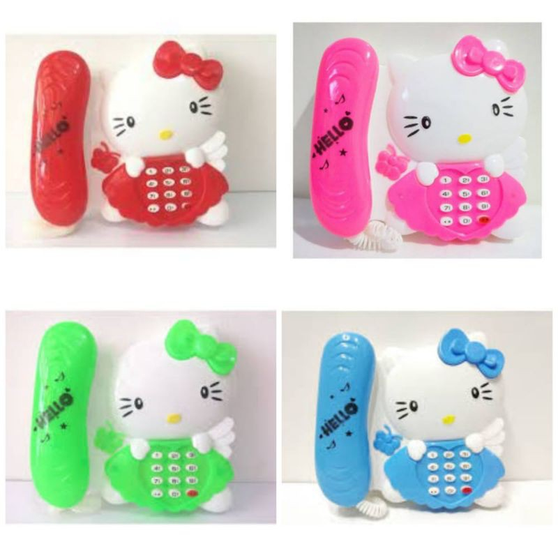 mainan telepon hello kitty