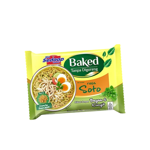 

Mie Sedaap Baked - Mie Instan Rasa Soto 76g