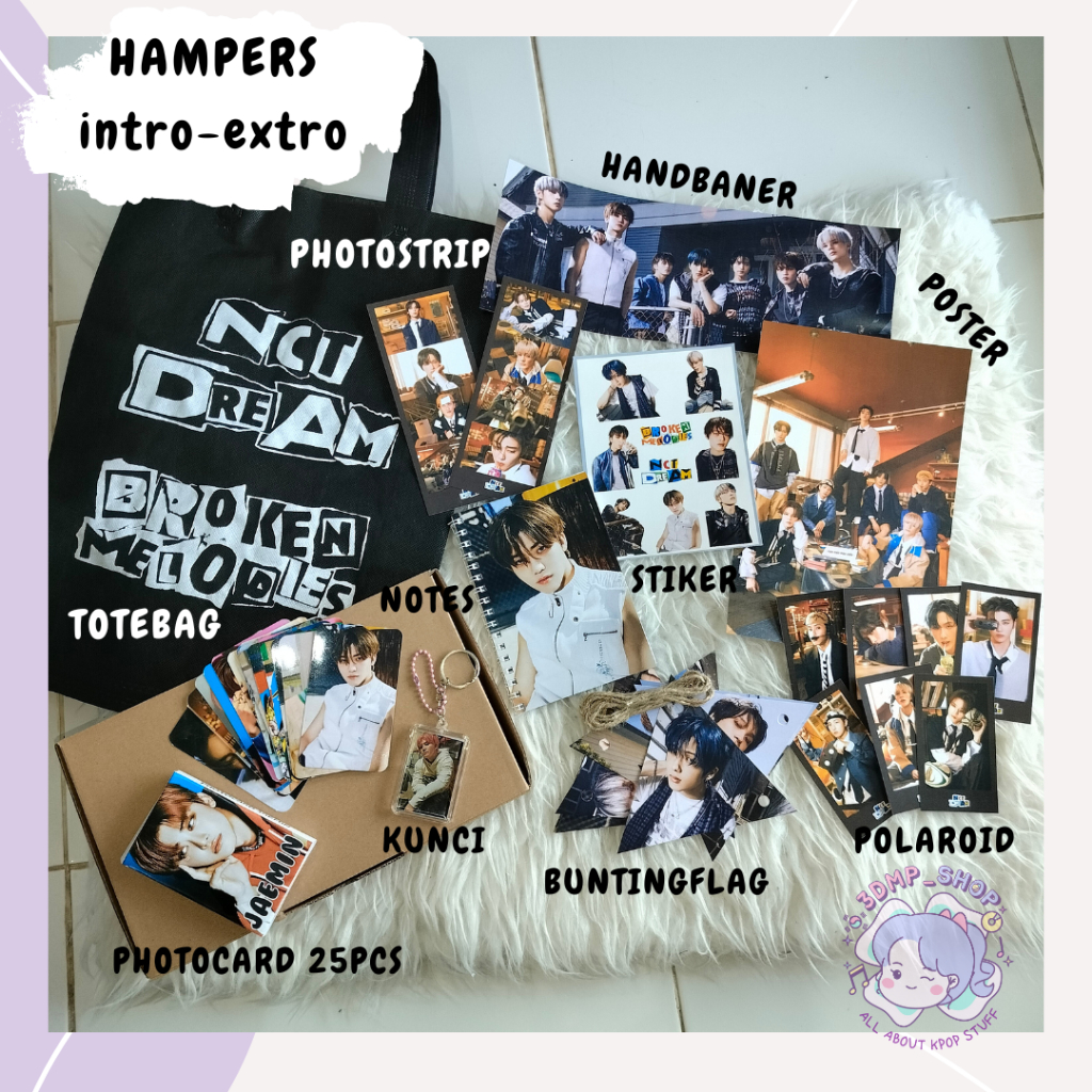 Hampers box gift ultah nct dream beat box