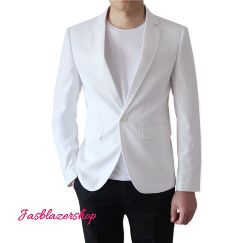 Jas/blazer/Kantor/formal/Jas pria putih slimfit/Jas pria hijau botol