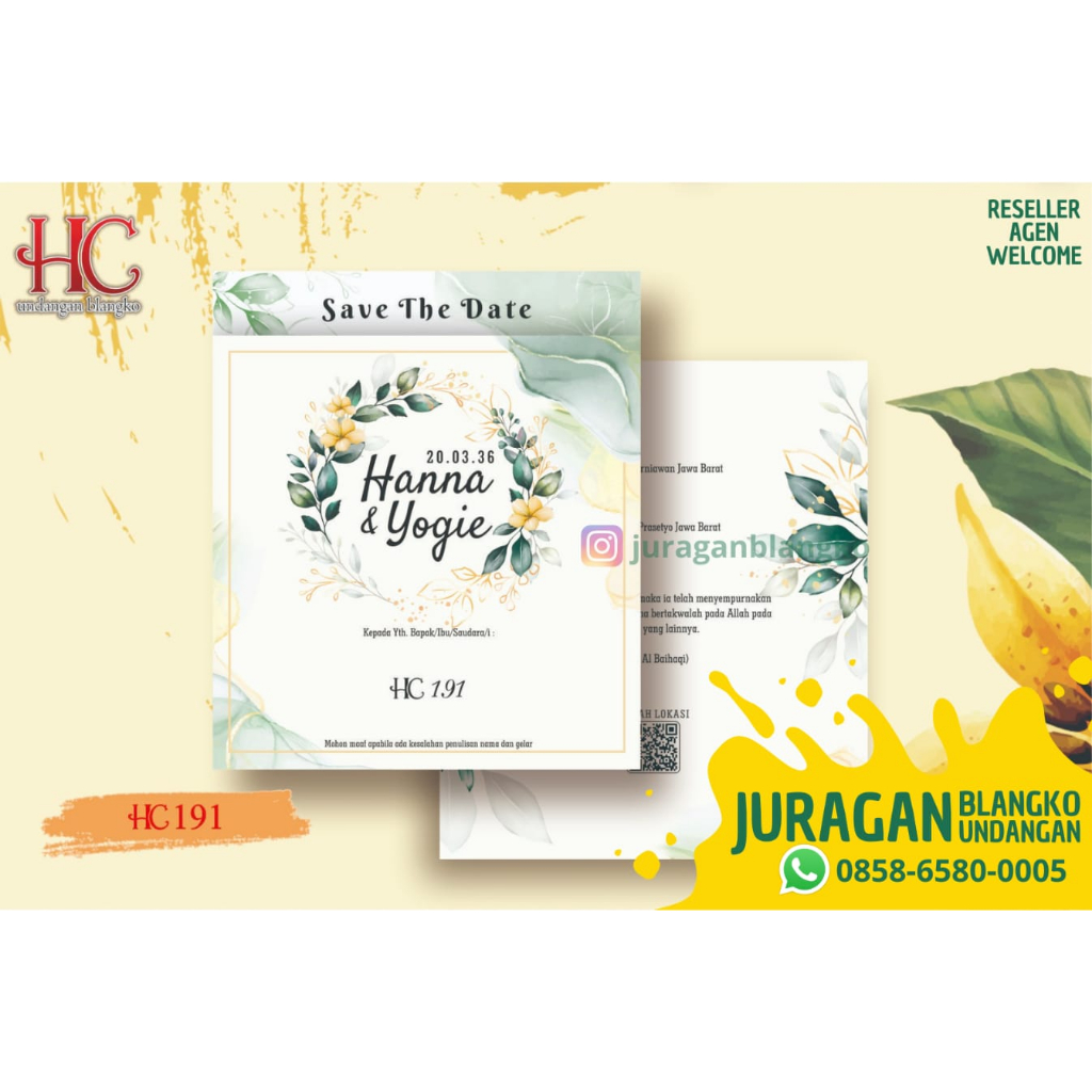 PUSAT BLANGKO UNDANGAN MURAH HC 191 MAKASSAR JURAGAN BLANGKO UNDANGAN