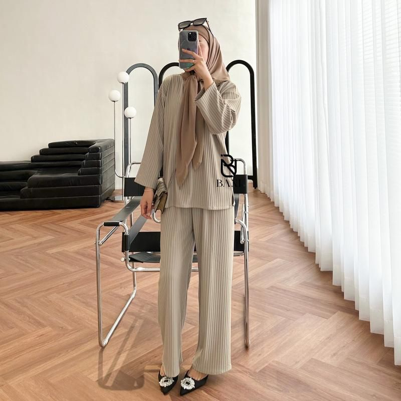 ZOORA ONE SET KNIT / SETELAN KNIT HORNET PREMIUM / ONE SET WANITA KASUAL KNIT VIRAL