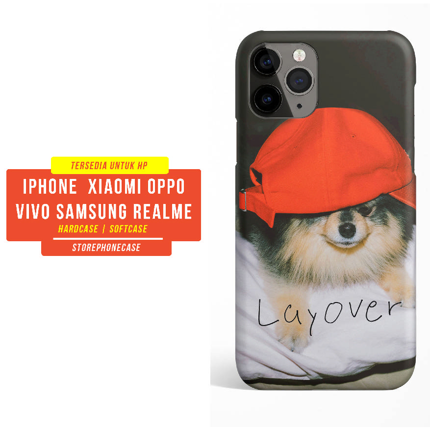 CASING HARDCASE SOFTCASE BTS V YEONTAN RED HAT ( UNTUK SEMUA TIPE HP)