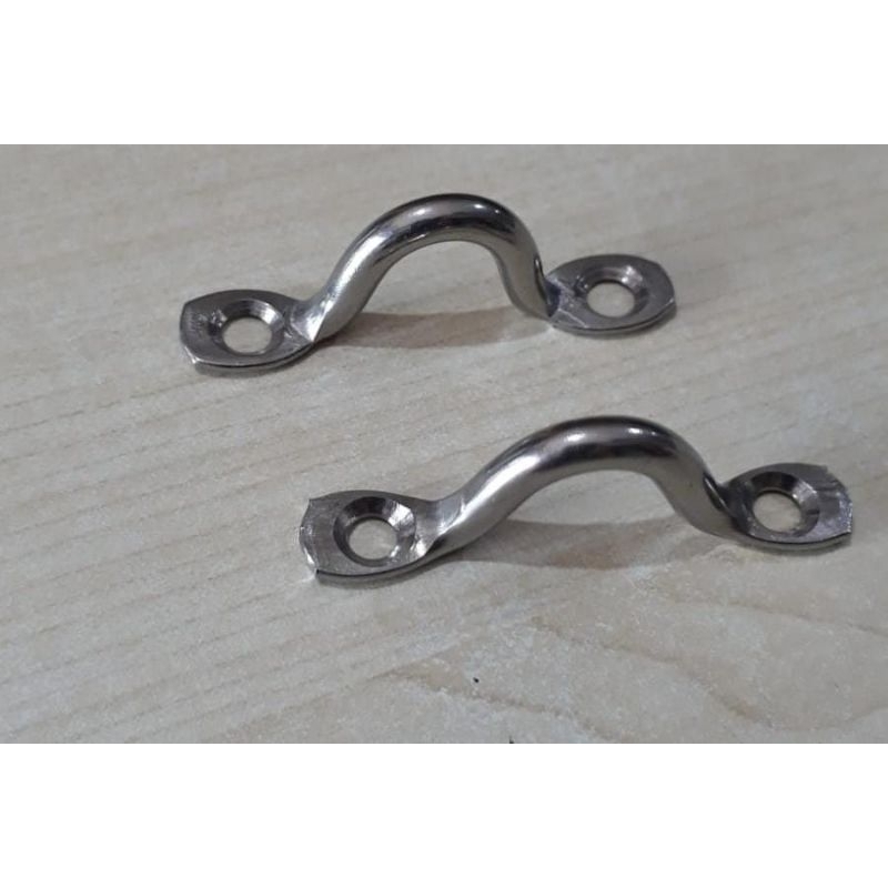 Carabiner dan pad eye stenlis Onna buat suntex blinds outdoor