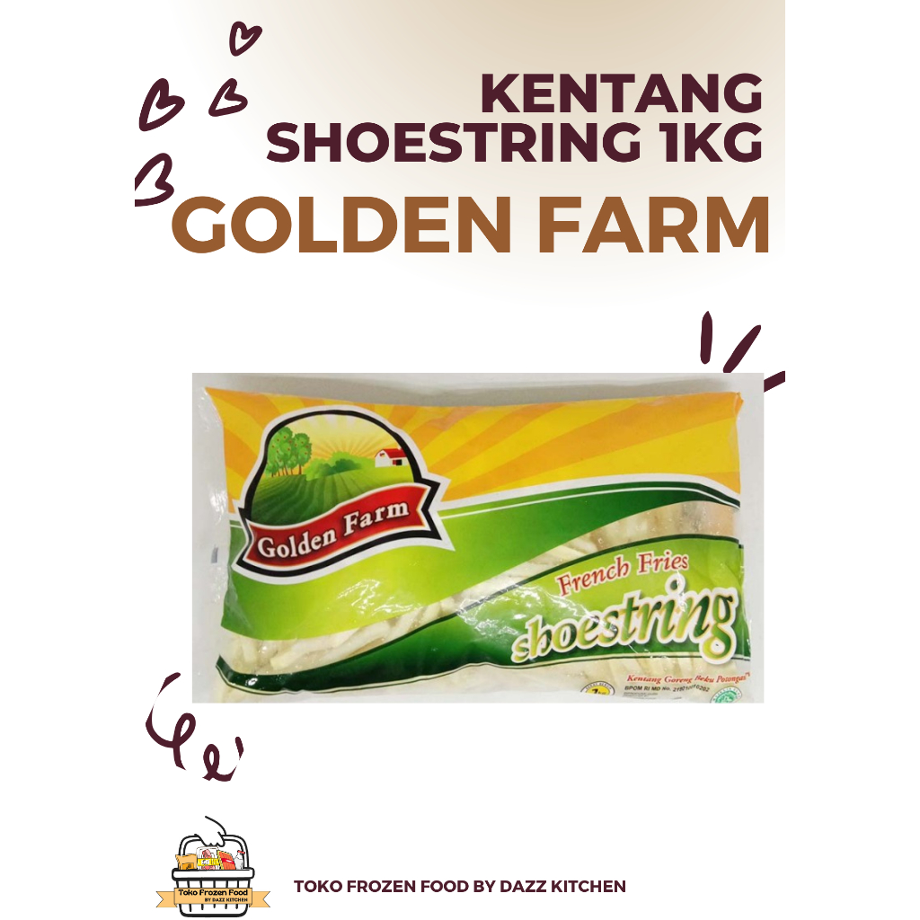 GOLDEN FARM SHOESTRING KENTANG GORENG 1000G