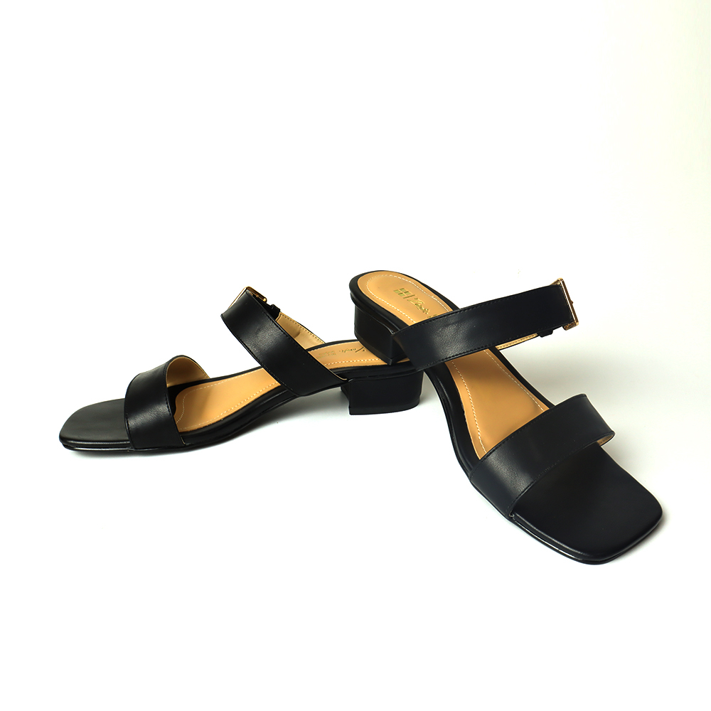 Zavatu - Sandal Wanita Hak Tahu 3cm Ukuran Jumbo 41 45 ZVT 096